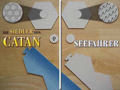 Die Siedler von Catan - Seefahrer - Unterscheidung der Spielfeldteile