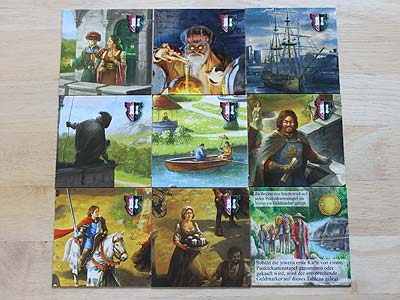 Dominion - Blütezeit - Spielertableau und Handelsroute