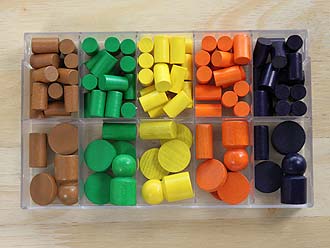 Era of Inventions - 10-Fächer-Box von Conrad für Spielersteine
