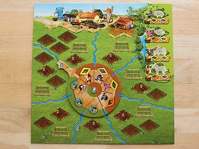 Farmerama - Das Brettspiel - Ackerland-Tableau