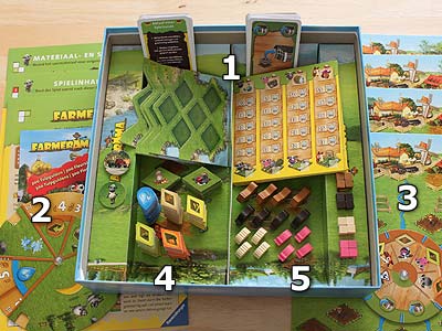 Farmerama - Das Brettspiel - Spielmaterial