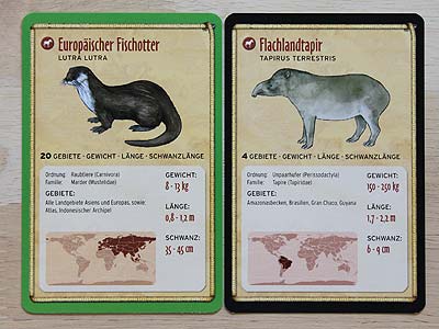 Fauna - Tierkarten