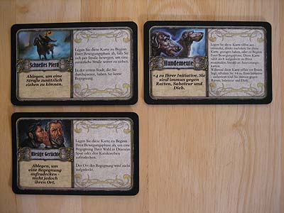 Fury of Dracula - Restliche Ausrüstungskarten