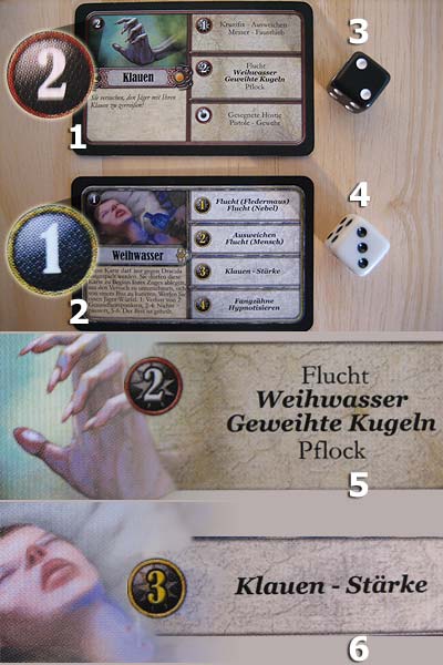 Fury of Dracula - Kampf