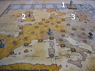 Fury of Dracula - Startaufstellung