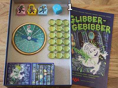 Glibber-Gebibber - Spielmaterial