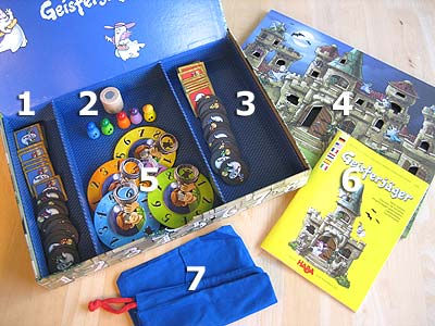 Geisterjäger - Spielmaterial