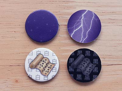 Hanabi - Gewitter- und Hinweis-Plättchen