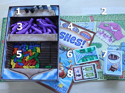 If wishes were fishes - Spielmaterial