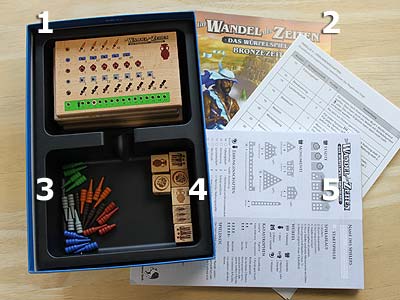 Im Wandel der Zeiten - Das Würfelspiel - Bronzezeit - Spielmaterial