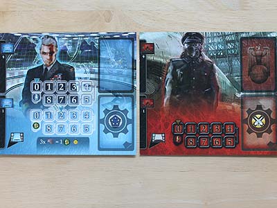 Iron Sky - Das Brettspiel - Befehlshabertafeln
