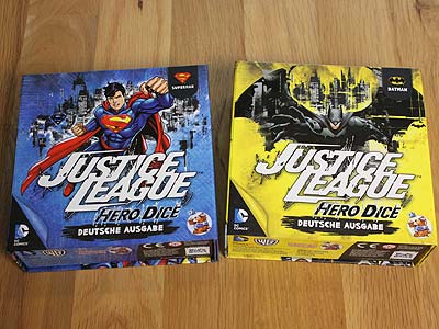 Justice League - Hero Dice - Spielbox