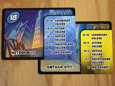Justice League - Hero Dice - Stadtkarte
