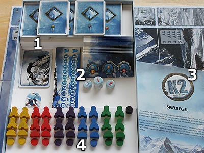 K2 - Spielmaterial