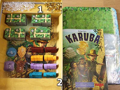 Karuba - Spielmaterial