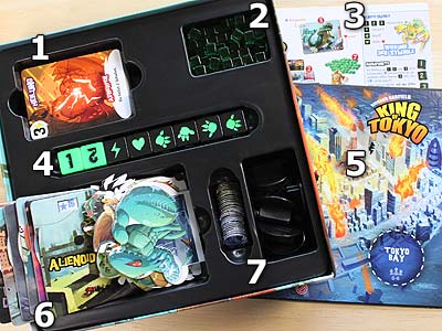 King of Tokyo - Spielmaterial