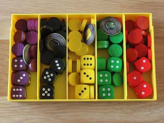 Kingsport Festival - 5-Fächer-Box von Conrad für das Spielmaterial der Kultisten