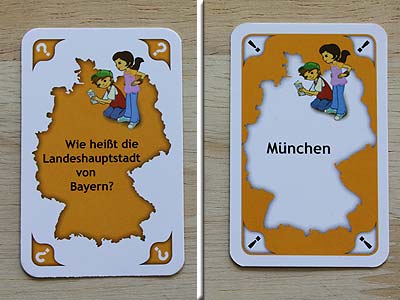 Komm mit durch Deutschland - Fragekarte
