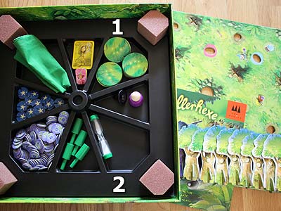 Kullerhexe - Spielmaterial