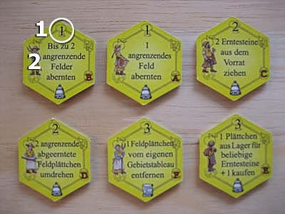 Key Harvest - Landarbeiterplättchen