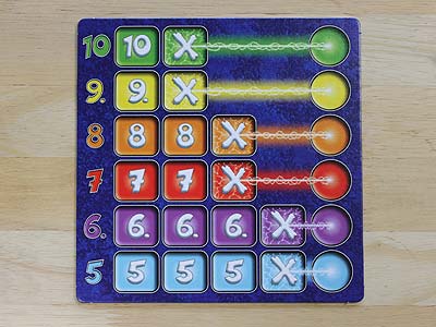 Level X - Spielplan