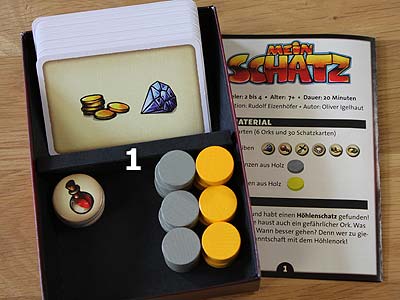Mein Schatz - Spielmaterial