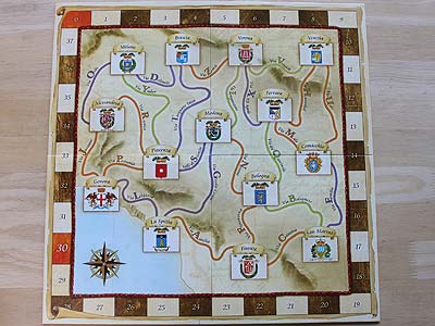 Mille Grazie - Spielplan