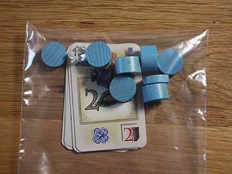 Mombasa - Polybeutel für das Spielmaterial eines Spielers