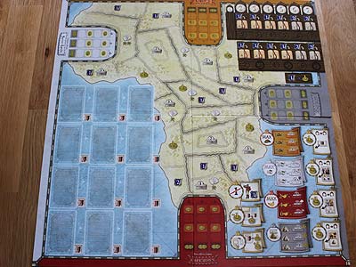 Mombasa - Spielplan