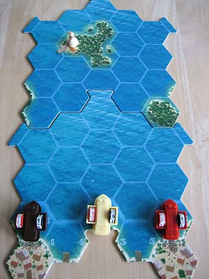 Mississippi Queen - Startaufstellung für 3 Spieler