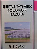Monopoly Deutschland - Elektrizitätswerk Solarpark Bavaria