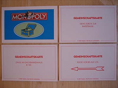 Monopoly - Die Mega Edition - Gemeinschaftskarten