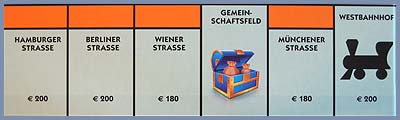 Monopoly - Die Mega Edition - Alle Straßen vom Mega Monopoly