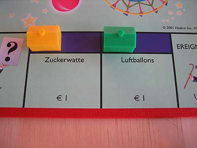 Monopoly Junior - Attraktion verschiedener Farbe