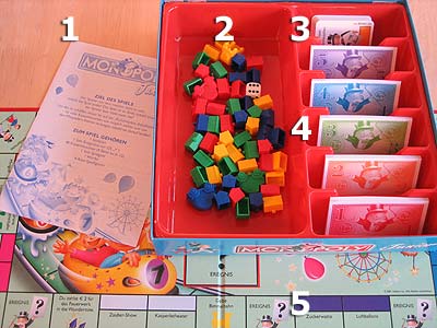 Monopoly Junior - Spielmaterial