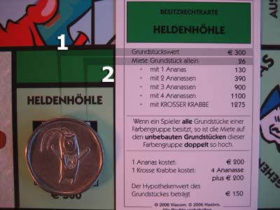 Monopoly SpongeBob - Schwammkopf - Planktons Zusatzspielregel: Grundstück