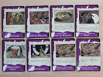 Okko - Die Asagiri Ära - Ausrüstungskarten