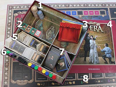 Opera - Spielmaterial