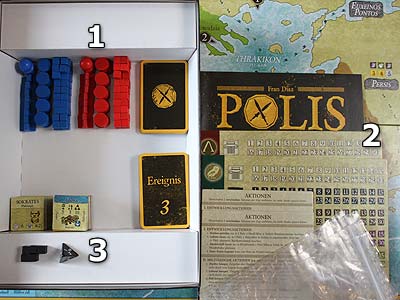 Polis - Spielmaterial