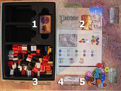 Patrizier - Spielmaterial