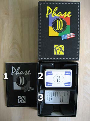 Phase 10 - Spielmaterial