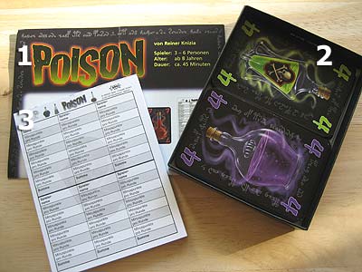 Poison - Spielmaterial