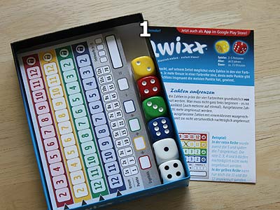 Qwixx - Spielmaterial