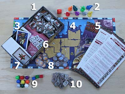 Roter November - Spielmaterial