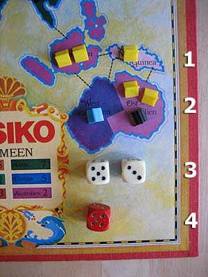 Risiko - Spielablauf: Kampf