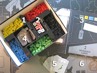 Risk Black Ops - Spielmaterial