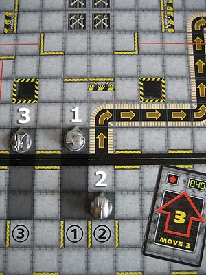 Robo Rally - Beispielzug