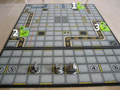 Robo Rally - Beispielrunde