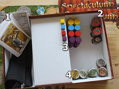 Spectaculum - Spielmaterial