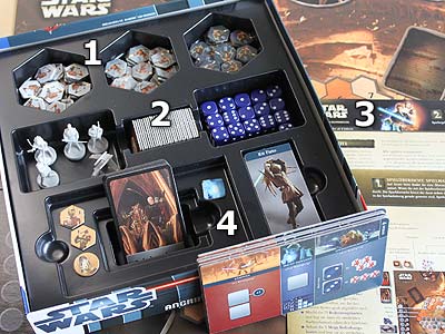 Star Wars - Angriff der Klonkrieger - Spielmaterial